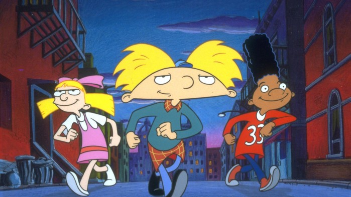 Hey Arnold_L_R Helga, Arnold and Gerald. Photo:Nickelodeon. © 2015 Viacom, International, Inc. All Rights Reserved.