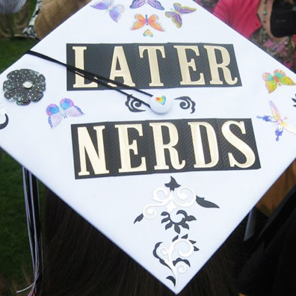 top nerdy ten grad caps nerds