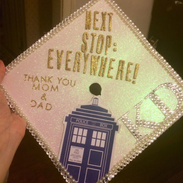 top nerdy ten grad caps doctor who