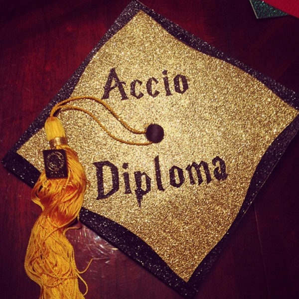 top nerdy ten grad caps harry potter